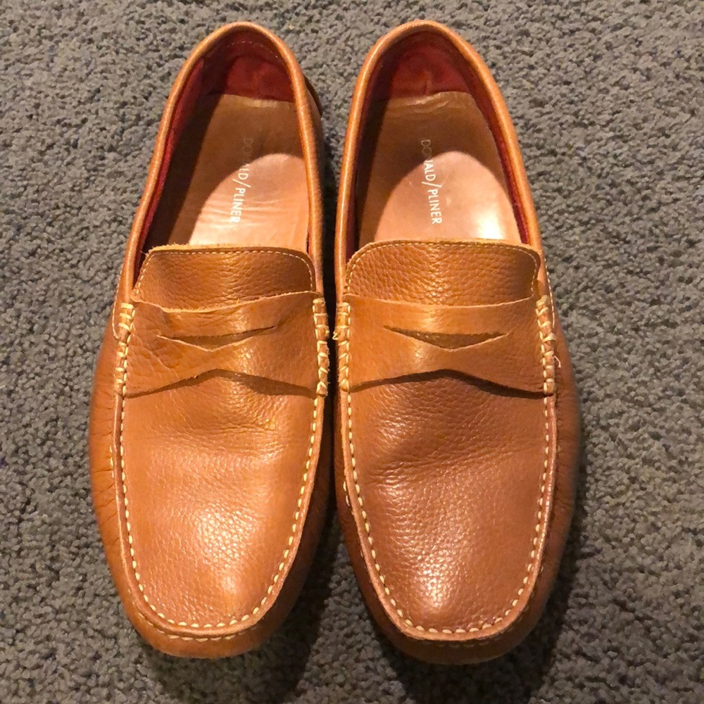 Donald Pliner Leather Loafers